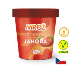 Mrož sorbet jahoda